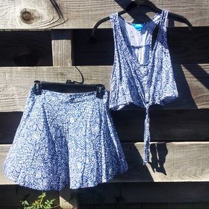 L’AMOUR Two Piece Skirt Set